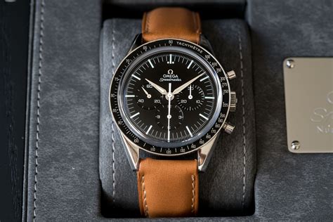 leather strap for omega speedmaster|Omega Speedmaster leather strap price.